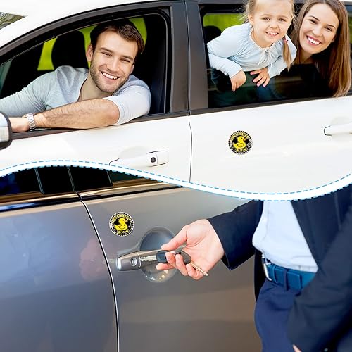 Miniatura 5 de Emblema de automóvil con clasificación de pato de 4 x 4 pulgadas, insignias de metal 3D, emblemas redondos compatibles con vehículos, camiones, SUV,