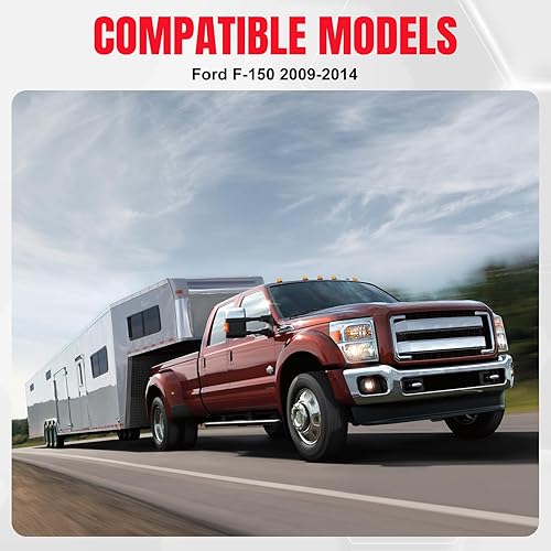 Miniatura 5 de Manija de puerta interior izquierda derecha lado del conductor compatible con F-150 2009-2014 OEM # CL3Z-1522601-GA 9L3Z-1522601-CB CL3Z-1522600-GA