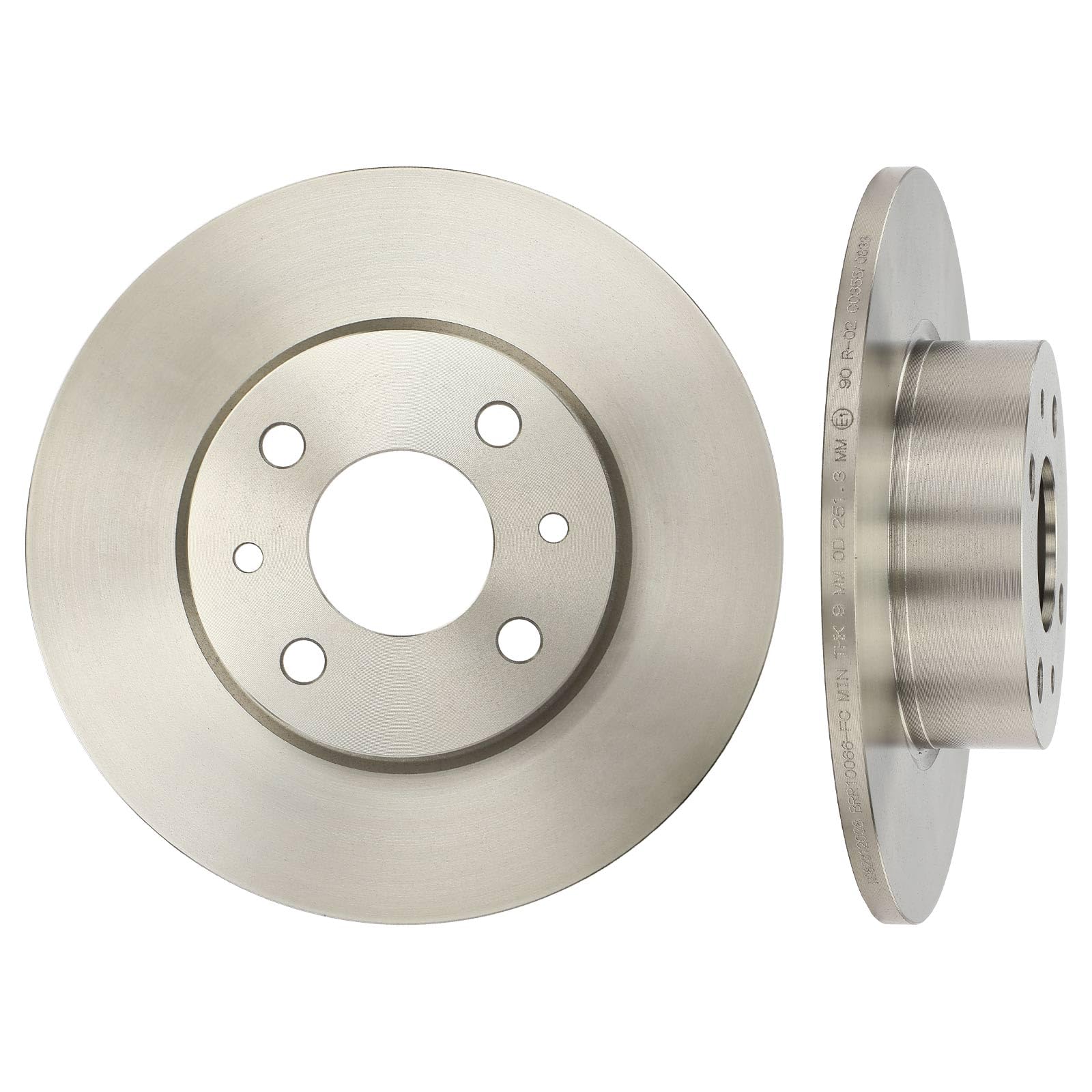 Frankberg Set freni incl. 2x Dischi Freno + 4x Pastiglie dei Freni Posteriore Compatibile con Bravo II 198 Stilo Multi Wagon 192 Stilo 192 Multipla 186 Replace# 77362768,77364590