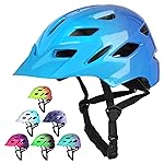 Kids Bike Helmet,Bavilk Kids Boys Girls Bike Helmets with LED Light Detachable Visor Children Youth Teen Multi-Sport for Skating Cycling Scooter Skateboard Adjustable & Lightweight 19.7-22.4
