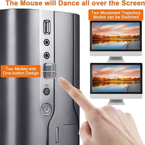 Miniatura 2 de KUIYN Ratón Jiggers, Mouse Mover, Ratón Jiggler, Ratón Jiggers Indetectable, Dispositivo de Movimiento de Ratón Indetectable, Accesorios de PC,