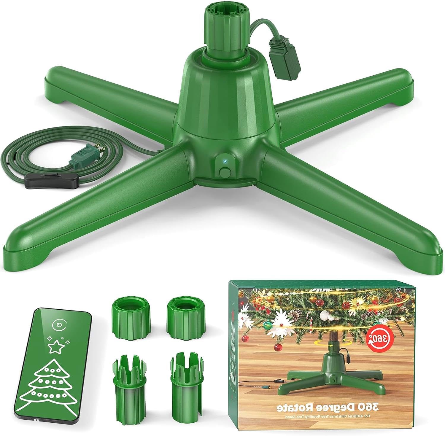 MODMA 360 Degree Rotating Christmas Tree Stand with Remote