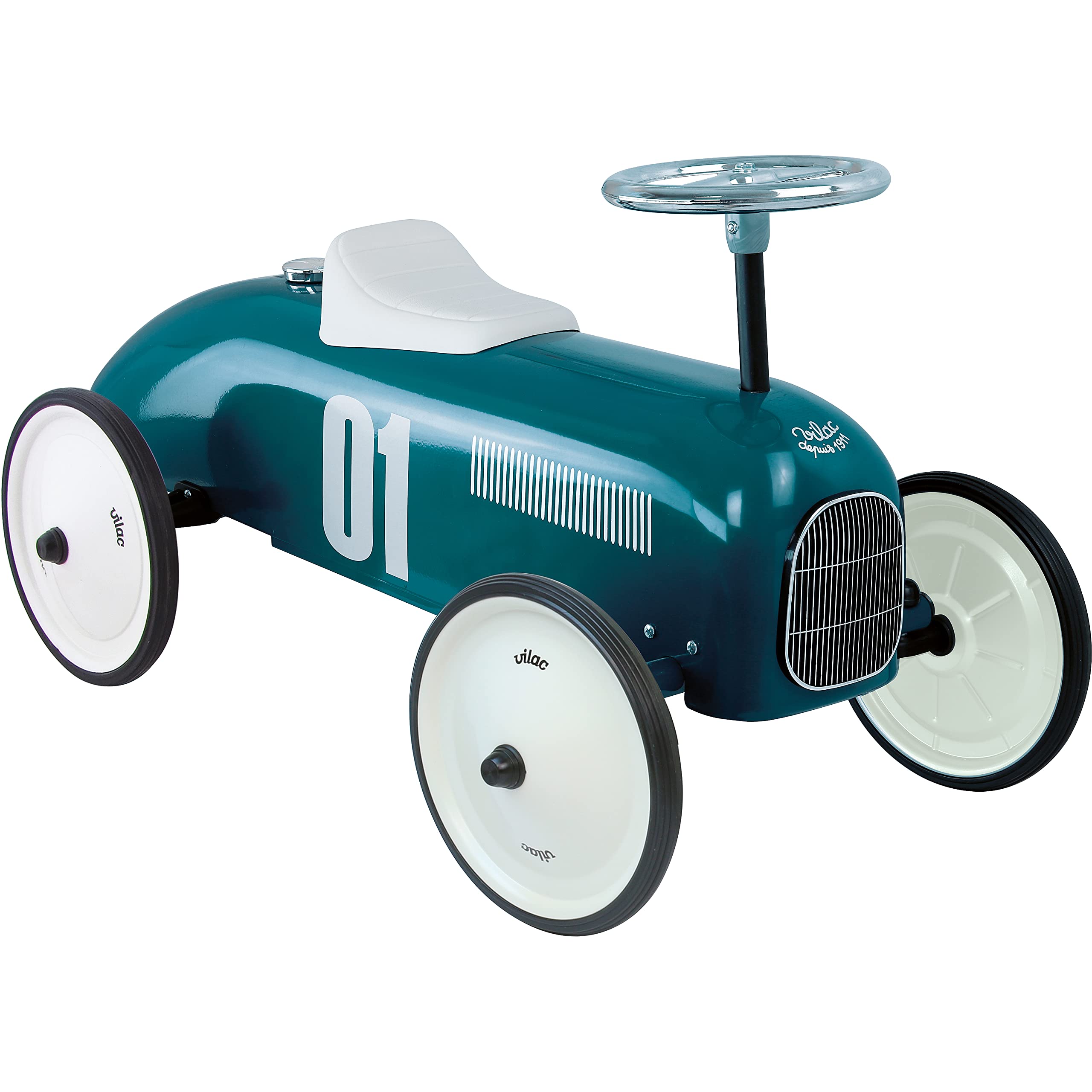 Amazon.com: Vilac - Child Carrier - My Vintage Metal Racing car