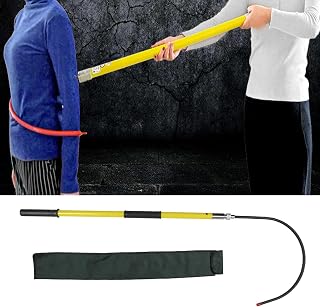 WUHUQN Insulated Electrical Rescue Hook Insulated Life Pole with Hook, Fibreglass Body Rescue Hook for Electrician/Pool/Confined Space/Electrical Gear/Vaults, 0.4-220 KV High Voltage Life Saver Pol