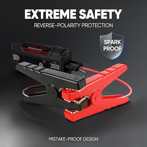 Miniatura 3 de LOKITHOR J400 2000A Jump Starter 12V Paquete de refuerzo de batería de coche y bolsa de la serie J Funda de protección EVA para J400J401J401XJ402