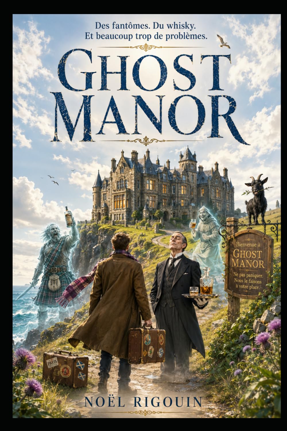 GHOST MANOR: Des fantômes. Du whisky. Et beaucoup trop de problèmes.