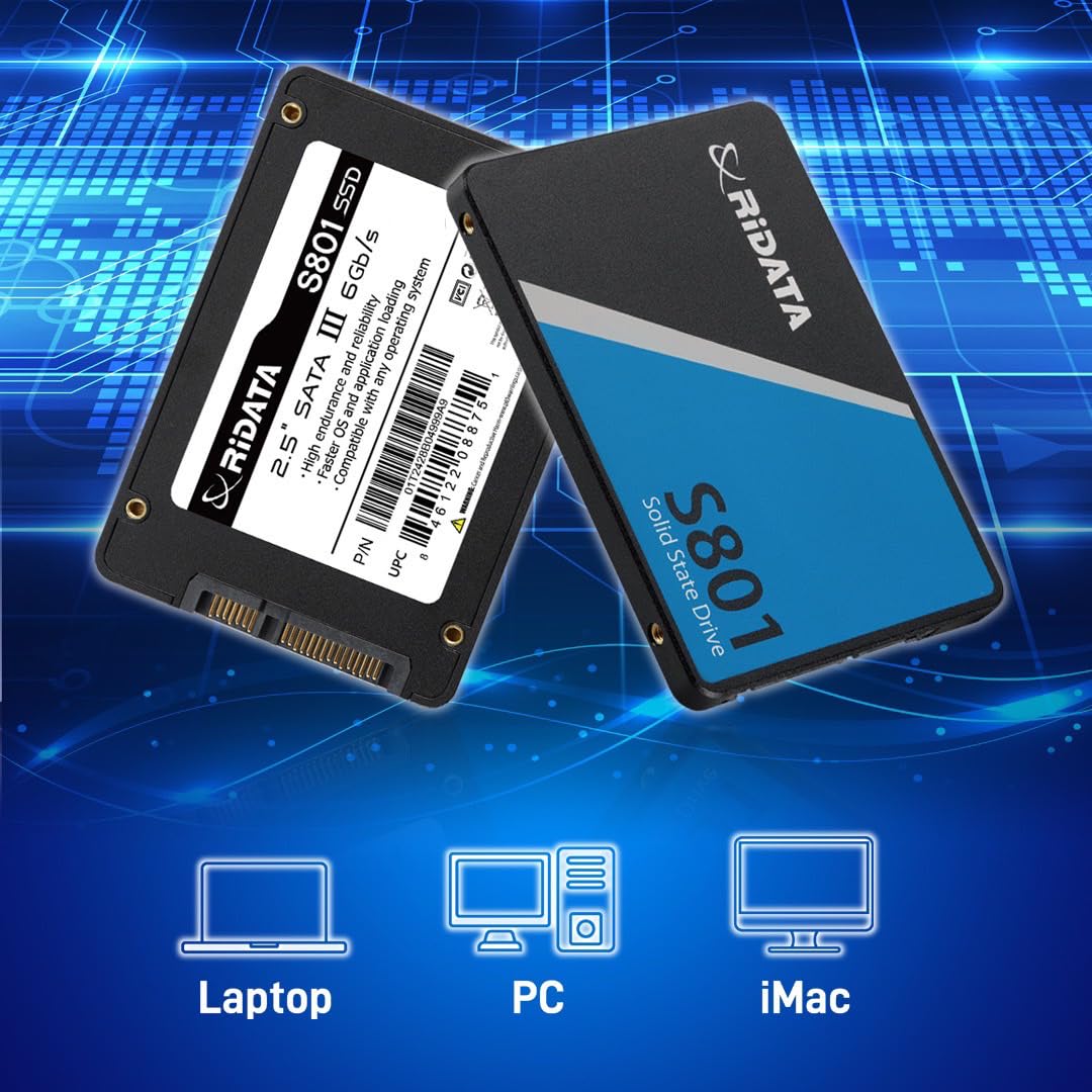 Amazon.com: Ridata S801 SSD (Internal Solid State Drive) 3D NAND