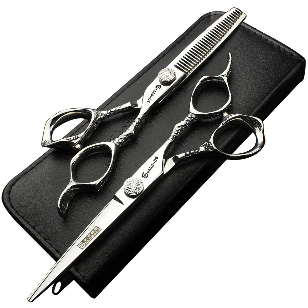 Tijeras profesionales de peluquería de 15,24 cm para cortar el pelo (2 unidades)
