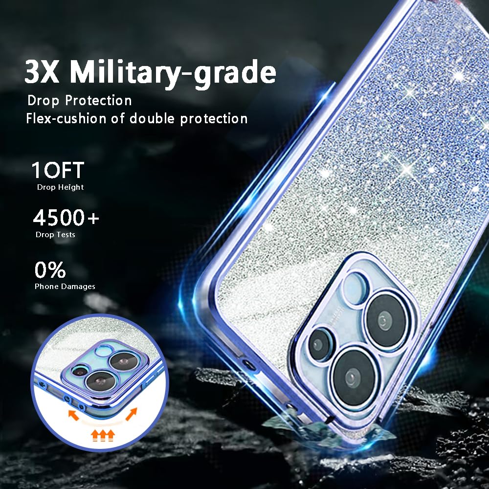 Cover completa per Xiaomi Redmi 12 trasparente - ibrida anti-shock - Italiano