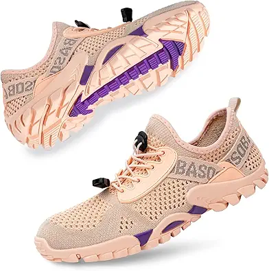 SOBASO Women Water Shoes Quick Drying Hiking Beach River Shoes