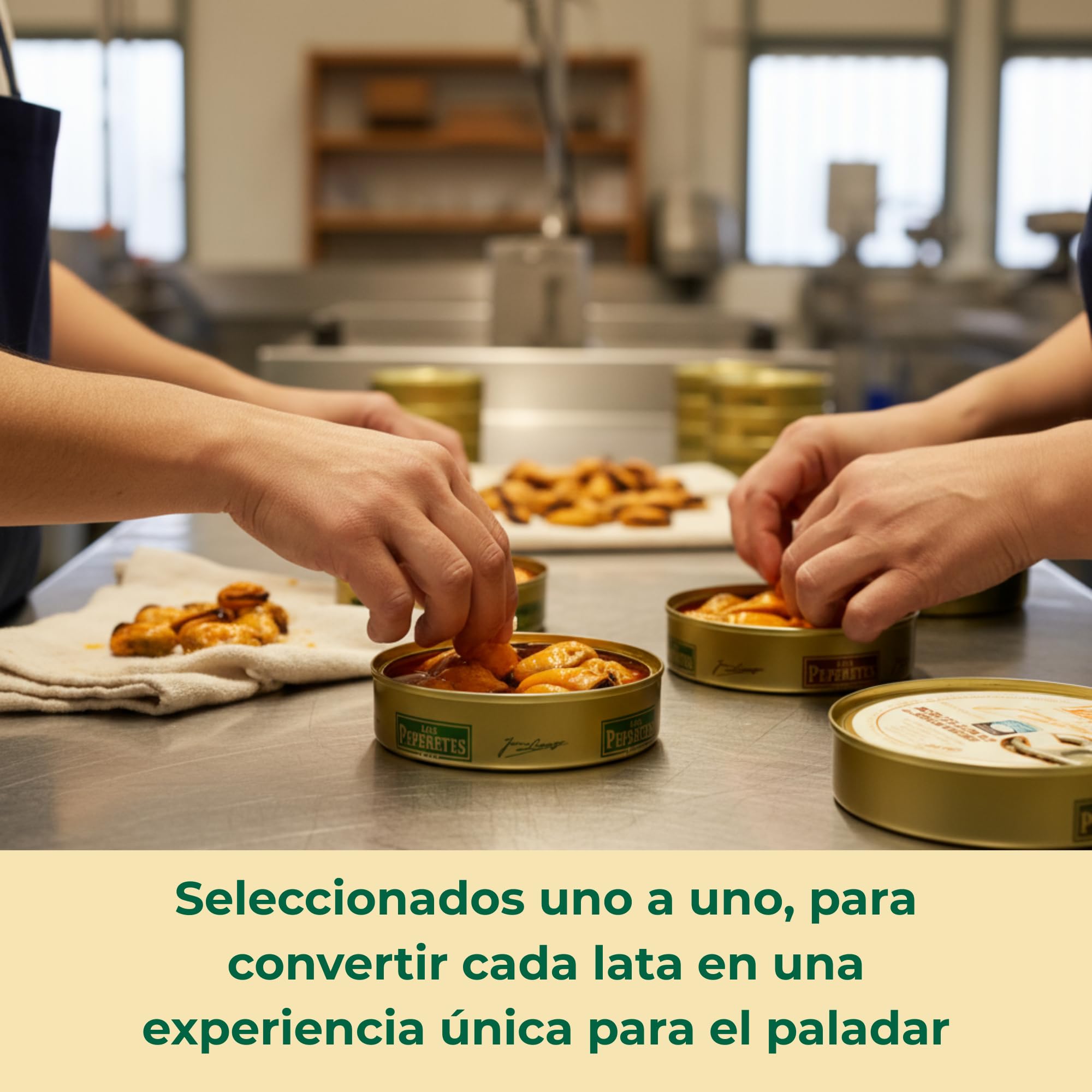 LOS PEPERETES Mejillones en Escabeche 12-14 Piezas 120 g Mejillón Gallego Premium Conserva Gourmet