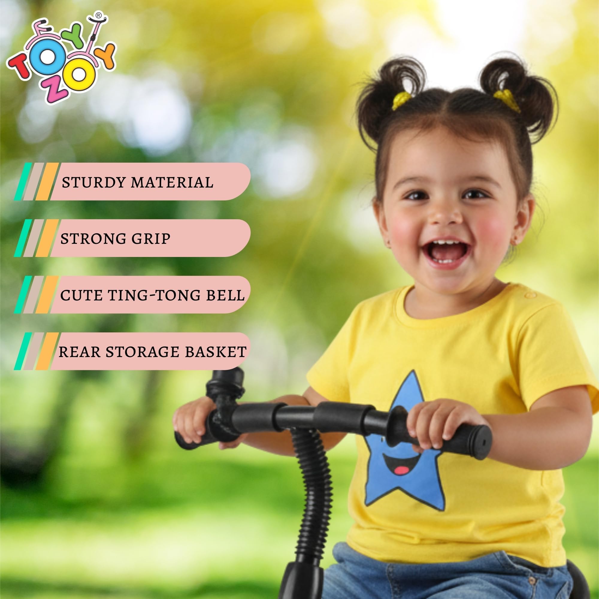 Toyzoy Retro Racer Trike|Tricycle for Kids|Boys|Girls Age Group 2+ Years, TZ-581 (Blue) 1