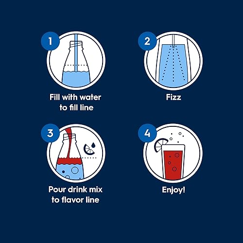 Miniatura 6 de SodaStream Diet Pepsi New Pour Bottle - Mezcla de bebidas (14.9 fl oz, paquete de 4)