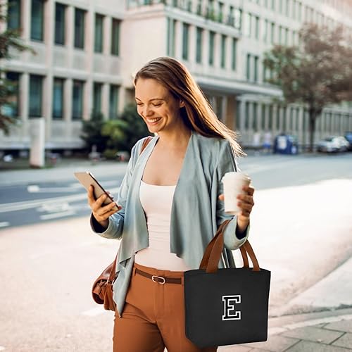 Miniatura 7 de Bolsa de almuerzo para mujer, lonchera aislada para hombres, lonchera pequeña con monograma para adultos, bolsas enfriadoras de almuerzo portátiles