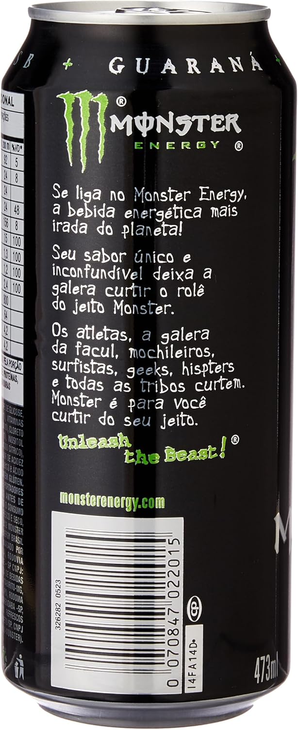 Revisão Pack Monster Energy 473Ml - 6 Unidades 3 71Pgbwttotl. Ac Sl1500