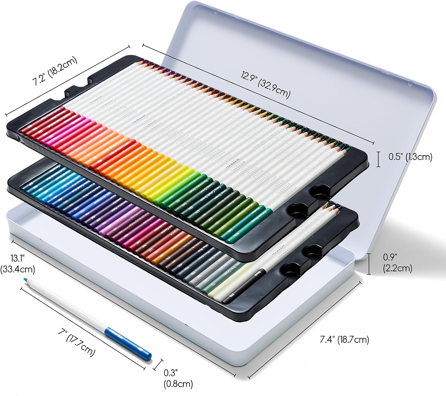 MEEDEN Artist Colored Pencil Set: 72 Oil Based Drawing Pencils For Adults image 3