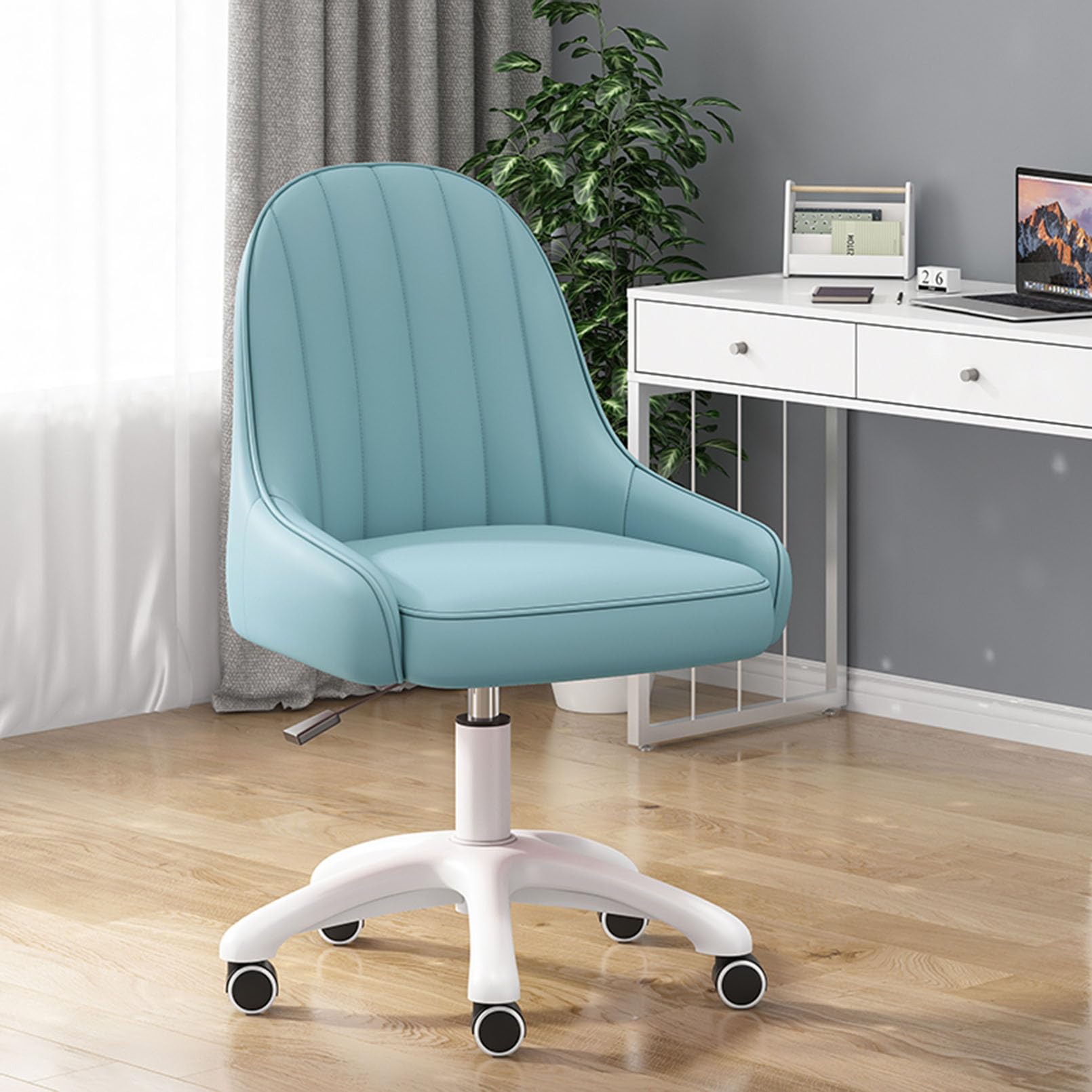 Chaise de vanité rembourrée pour le maquillage et l'étude dans votre bureau à domicile cocooning
