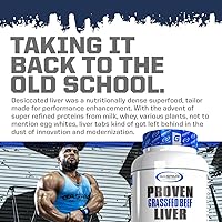 Vista 5 de Gaspari Nutrition Hígado probado, hígado de res alimentado con pasto, superalimento nutricionalmente denso, apoya el rendimiento atlético, factores