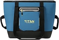 Vista 9 de Titan by Arctic Zone Soft Sided Cooler Tote, Insulated Bag with Handle, Shoulder Strap, and Zipper for Lunch, Picnic, and Travel, 30 Can Capacity