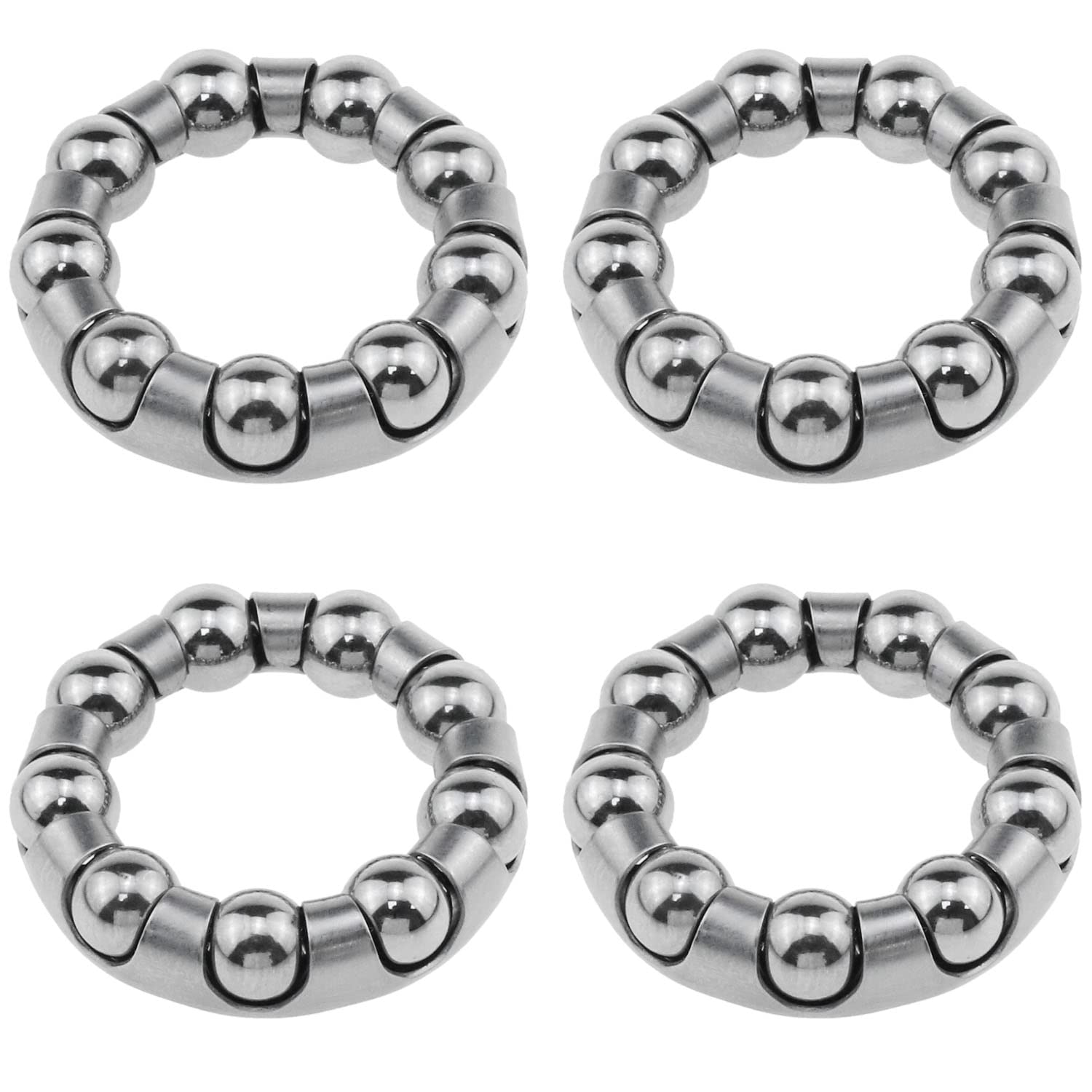 Bike Bearings 4-Pack Bike Crank Bearing Retainers 1/4