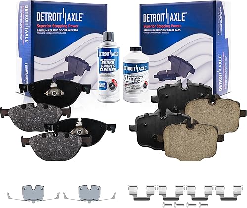 Miniatura 80 de Detroit Axle - Pastillas de Freno Delantero para Chevrolet Captiva Sport Equinox Pontiac Torrent Saturn Vue Suzuki XL-7, Pastillas de Freno Cerámica