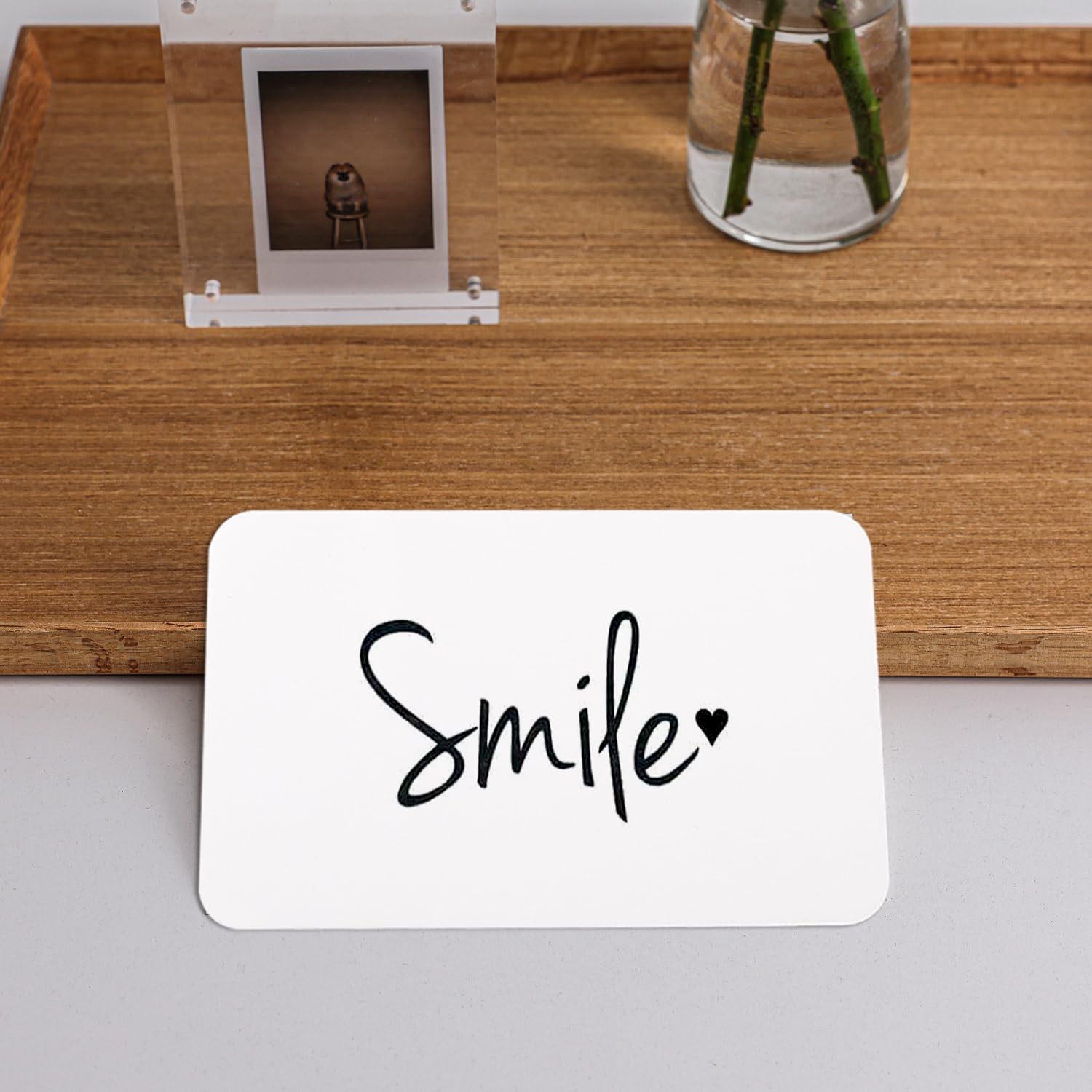 Luckious 100 Sheets DIY Doodle Hand-Painted Cards, Blank English Word Cards with Kraft Paper, Mini Note Cards - Image 4