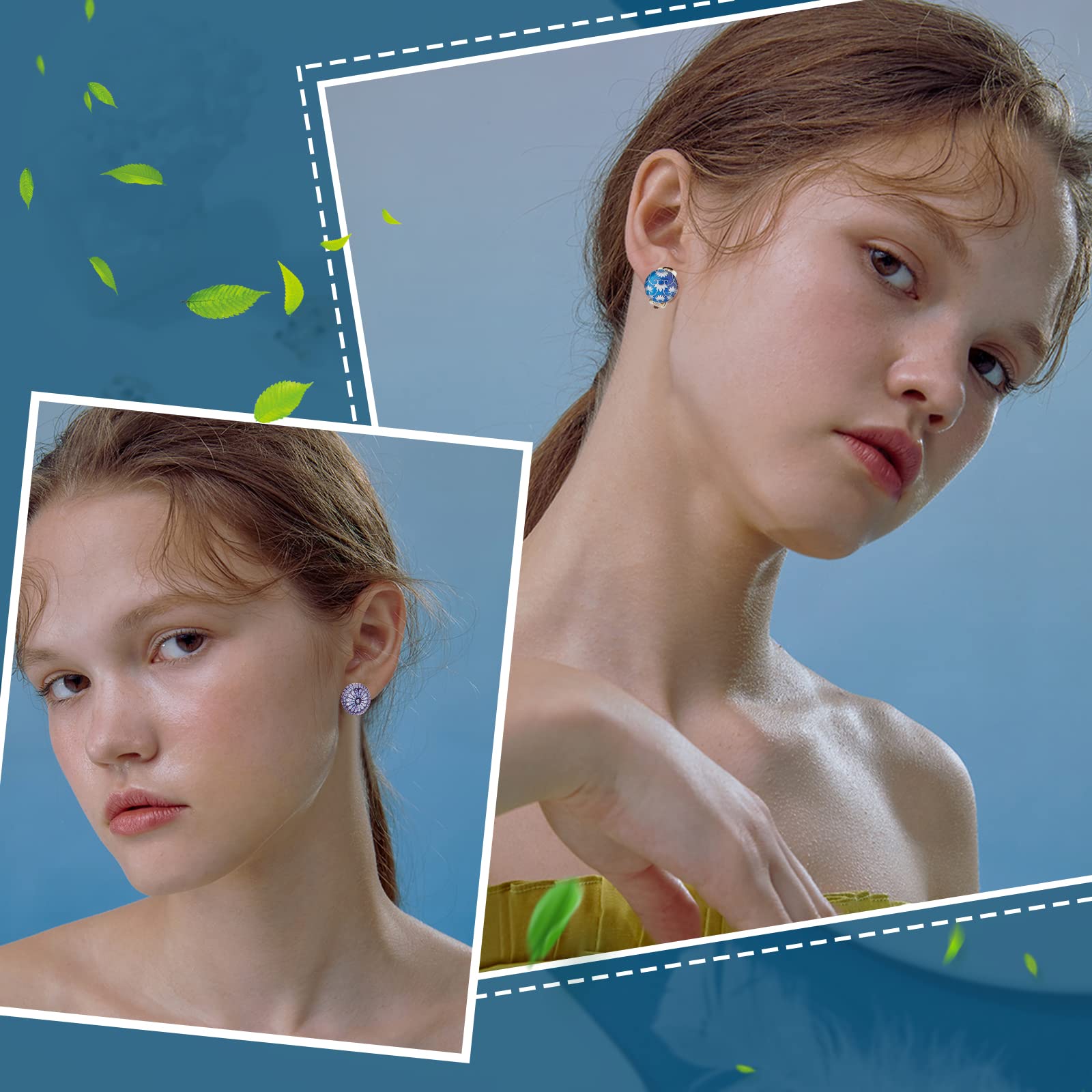 Lot De 4 Clips Pour Boucles D'oreilles En Acier Inoxydable Doré - 12mm X 9mm - Neuf