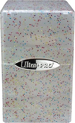 Miniatura 2 de Ultra Pro - Caja de cartas Satin Tower de más de 100 cartas (cristal brillante) - Protege tus tarjetas de juego, tarjetas deportivas o tarjetas