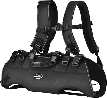 Wakytu Dog Lift Harness Sling Carrier for Dogs Hind Leg Stair Support Old, Disabled, Joint Injuries, Arthritis, Large Dogs Up and Down Stairs, Cars33-66 LBS