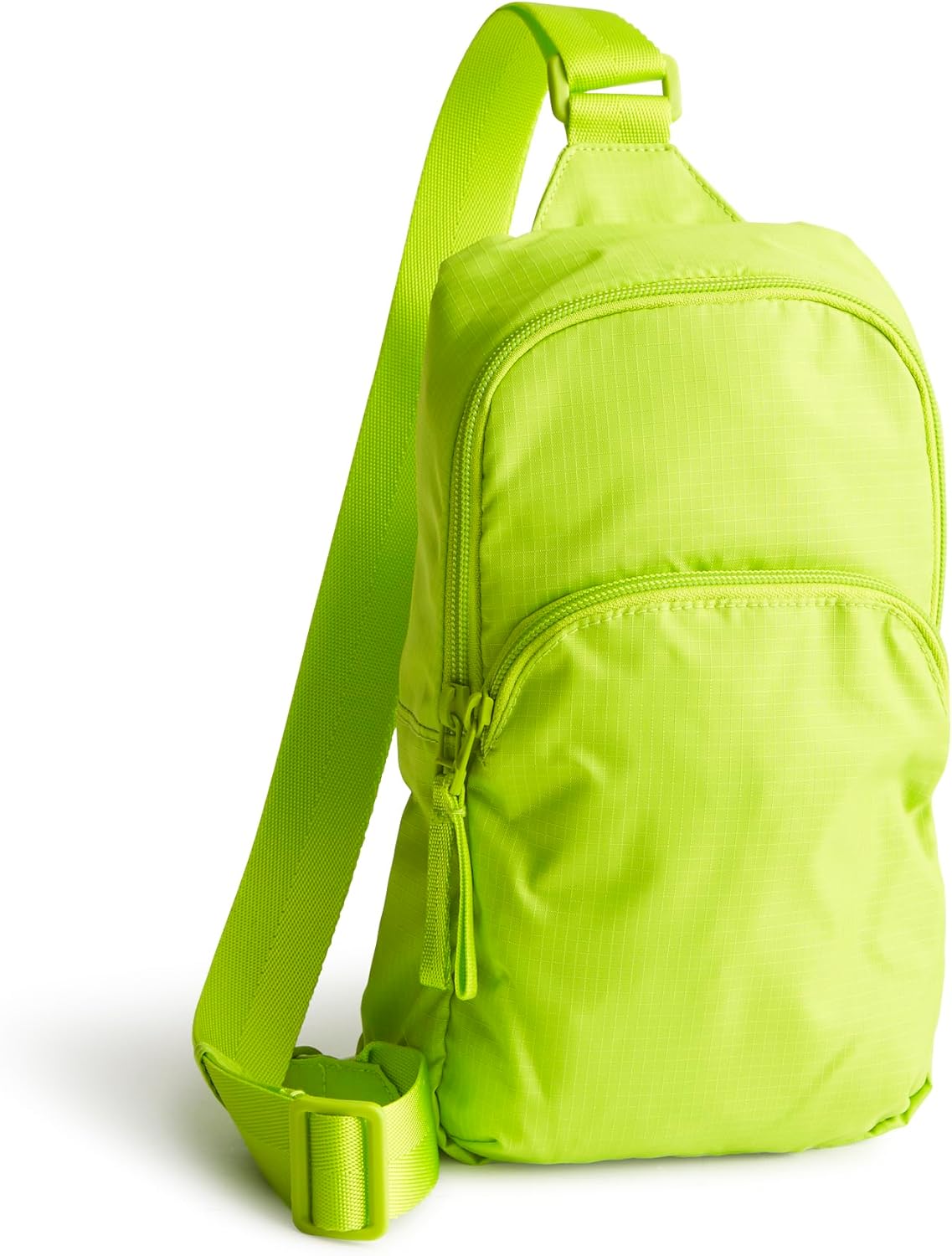 Vera Bradley Women's Ripstop Lorman Sling Backpack, Lime Green, One Size
