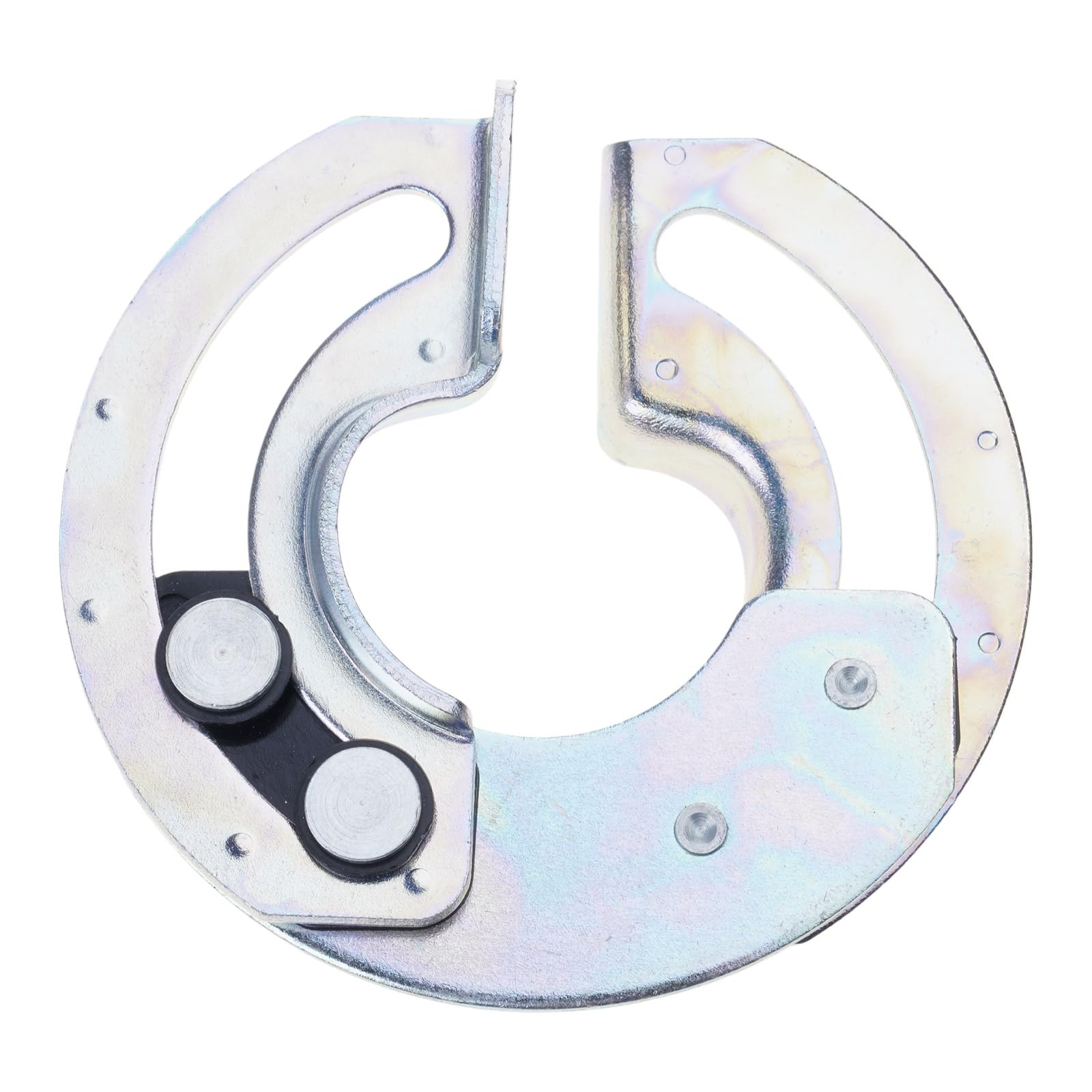 Fexxkg 180 Degrees Carbon Steel Semicircular Door Hinges Concealed Hardware Heavy Duty Smooth Operate Door Hinges For Industrial Cabinets Smooth Opening
