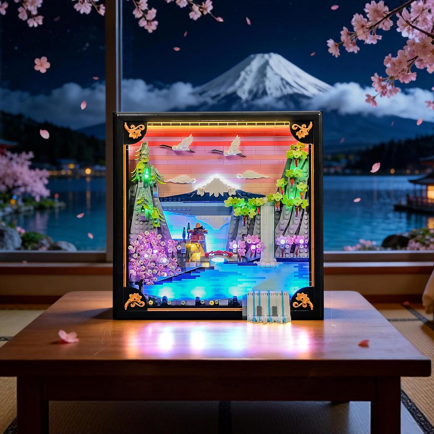 BRIKSMAX 2.0 Light Kit Compatible with Lego Art Japanese Cherry Blossom Landscape 31218 Building Sets- Original LED Lighting Kits (Accessories Only) for Display, Gifts & Collectors