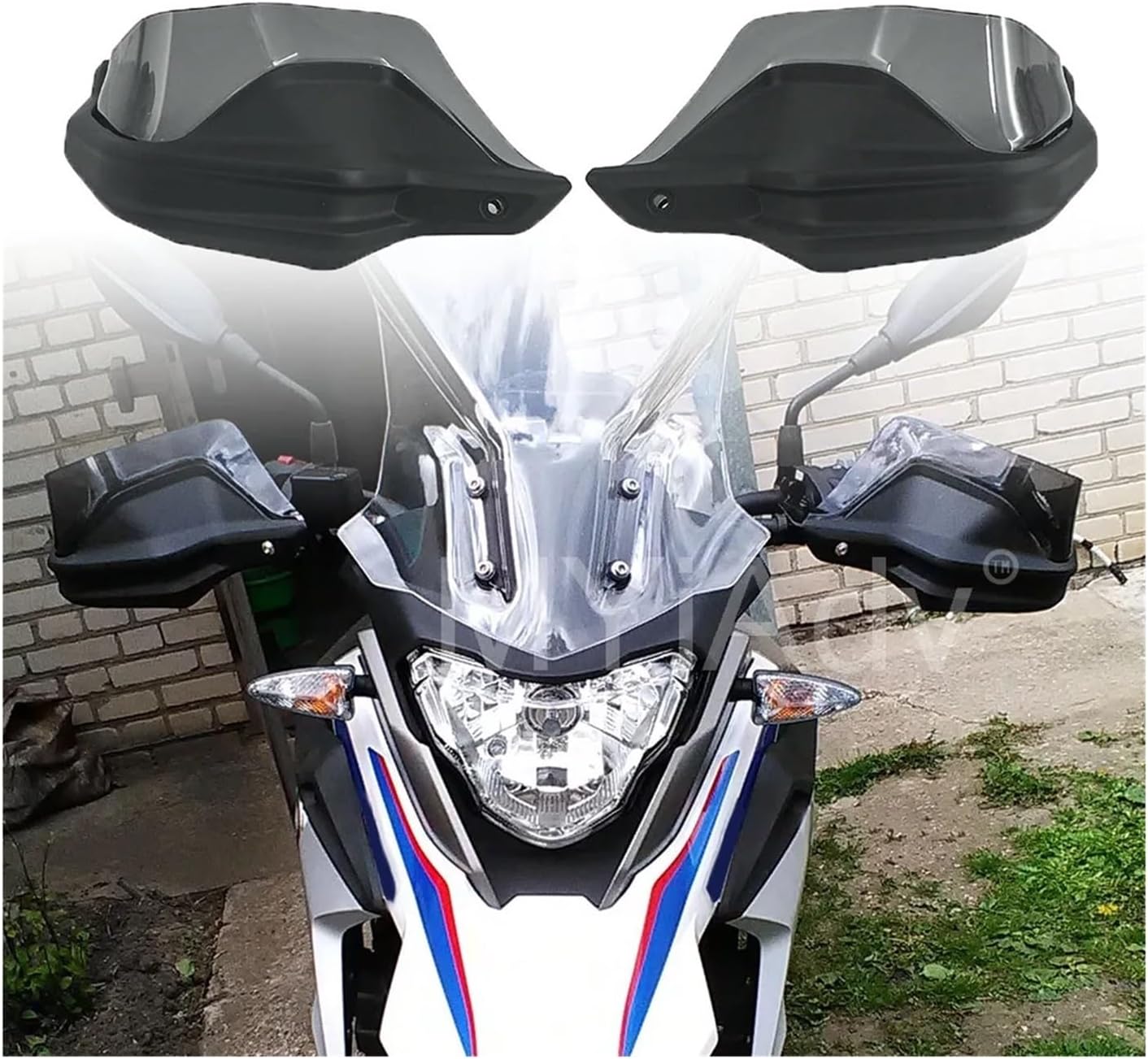 Motorcycle handguard Fit for BMW C400GT C400X C 400 C400 GT X 2019-2024 Motorcycle Windshield Handguard Hand Guards Brake Clutch Levers Shield Motorcycle Accessories (Color : Handguard)