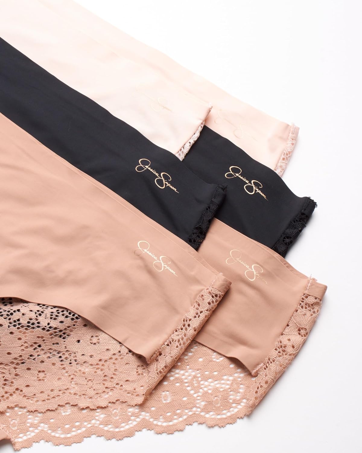 Jessica Simpson Seamless Underwear For Women, Lace Hipster Panties, Cute Breathable and Comfortable Multipack, Ropa Interior - Image 3