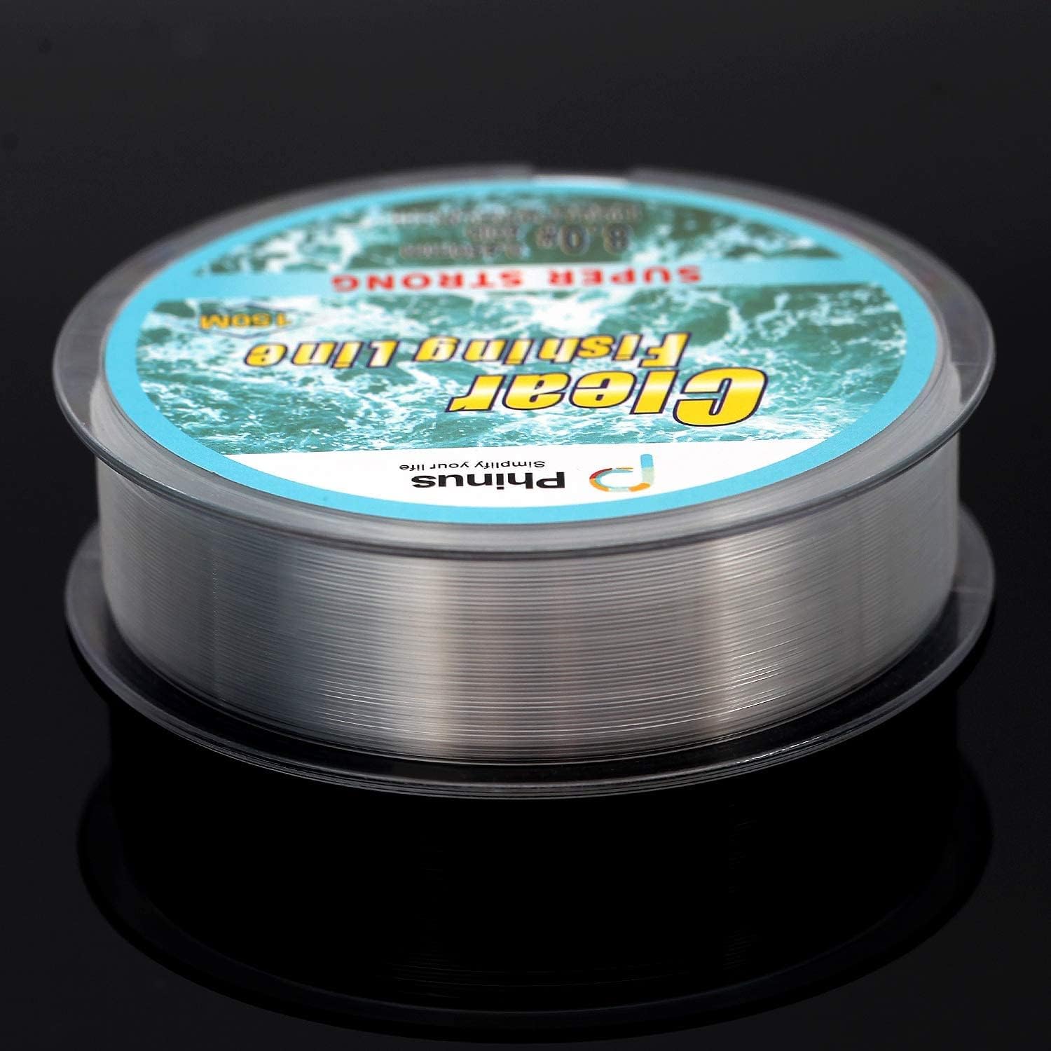 Fishing Wire 492FT/164Yard/150M 8.0#, Clear Fishing Line Jewelry String Invisible Nylon Thread for Hanging Decorations, Beading and Crafts : Sports & Outdoors