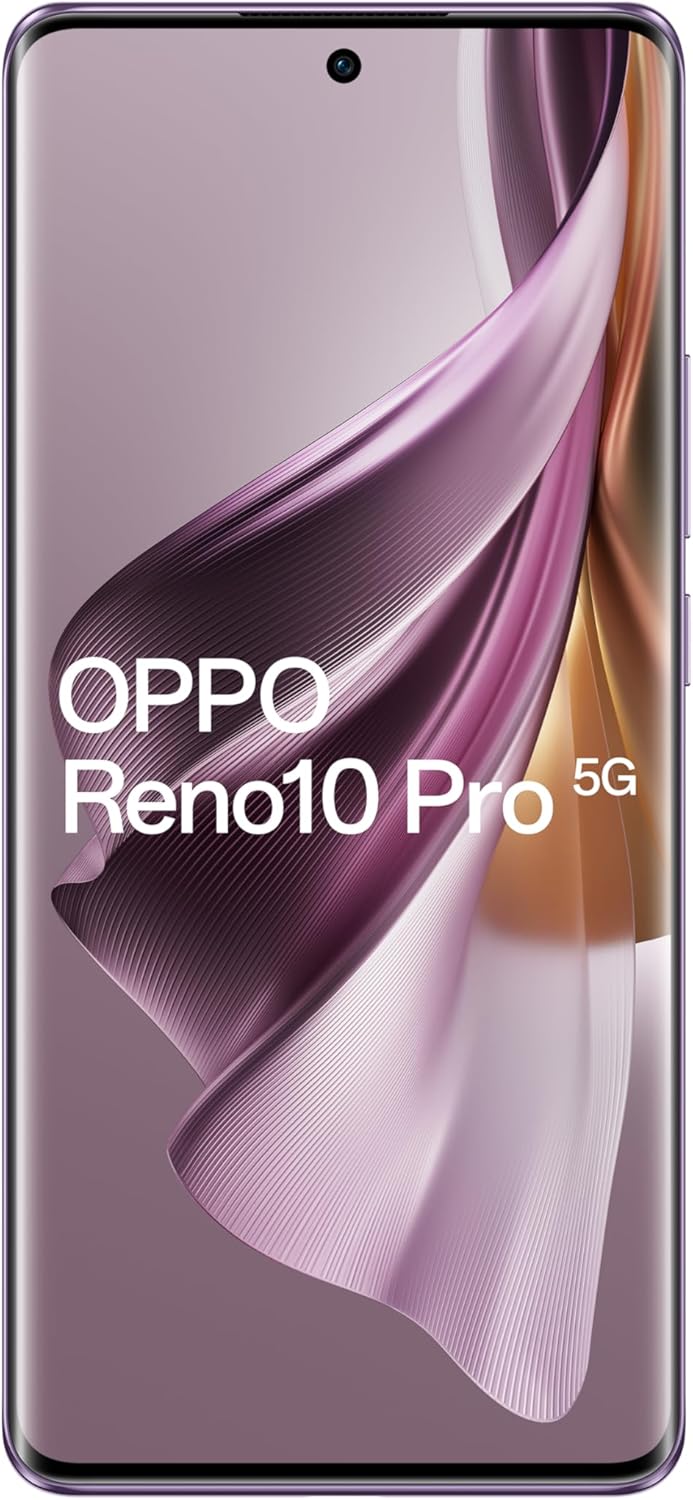 OPPO Reno 10 Pro Dual-SIM 256GB ROM + 12GB RAM (Only GSM | No CDMA) Factory Unlocked 5G Smartphone (Glossy Purple) - International Version