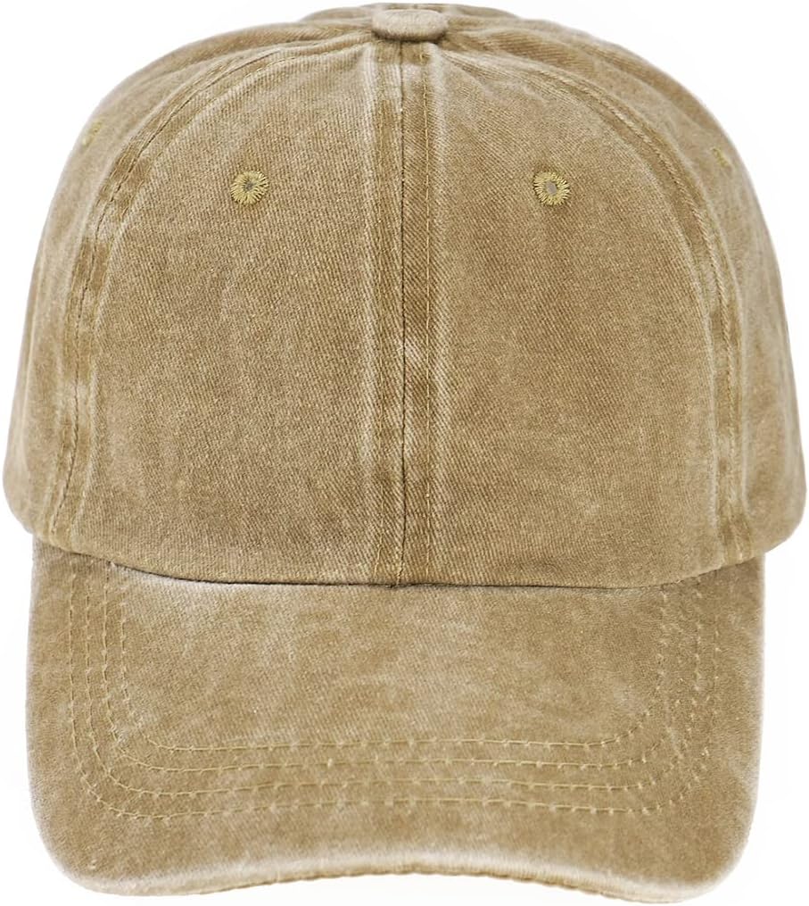 Glamorstar Classic Unisex Baseball Cap Adjustable Washed Dyed Cotton Ball Hat - Image 3