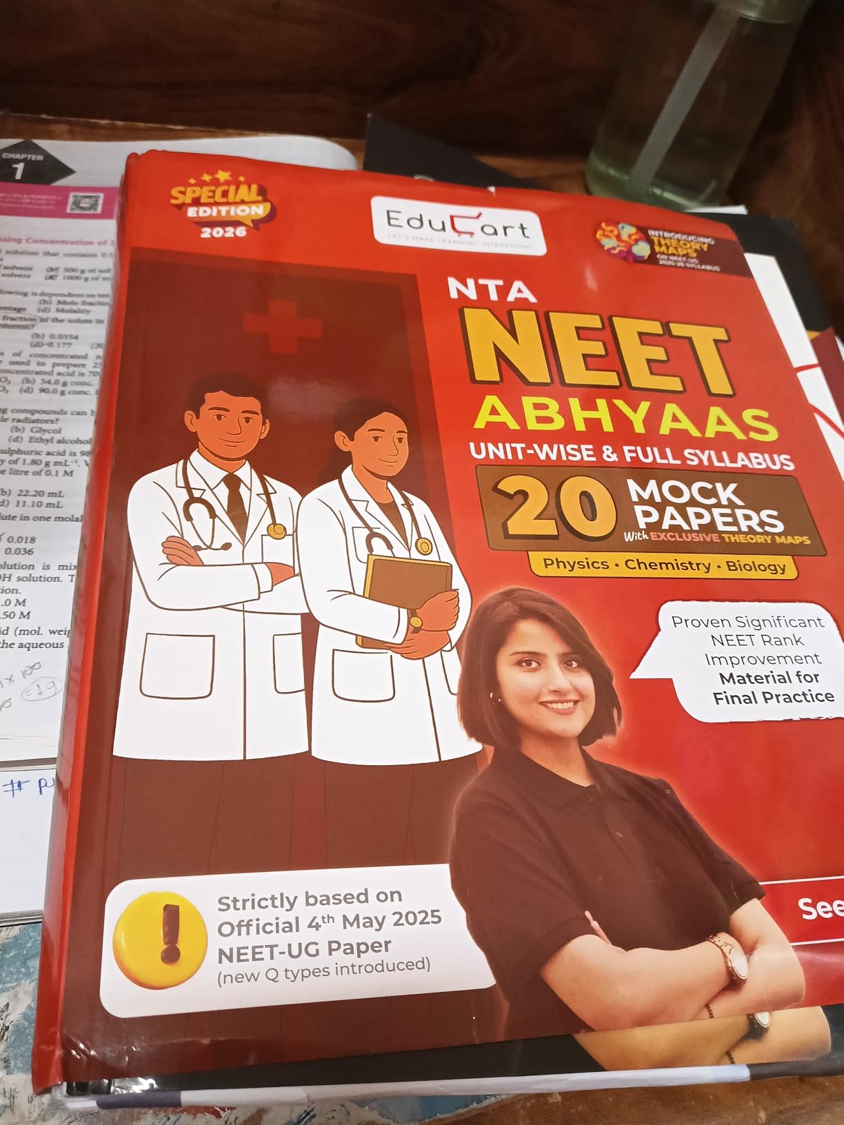 Buy (Ideal for re-NEET 2026) Educart Abhyaas 20 Mock Papers Neet Test ...