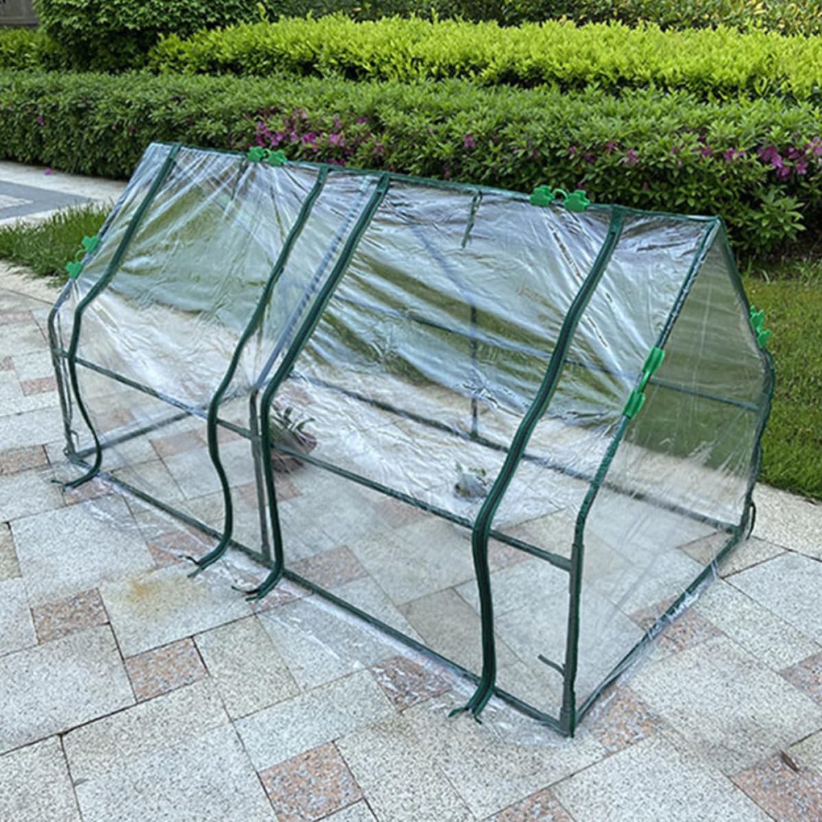30pcs Greenhouse Clips Double Head Plastic Clamp for Netting Cover