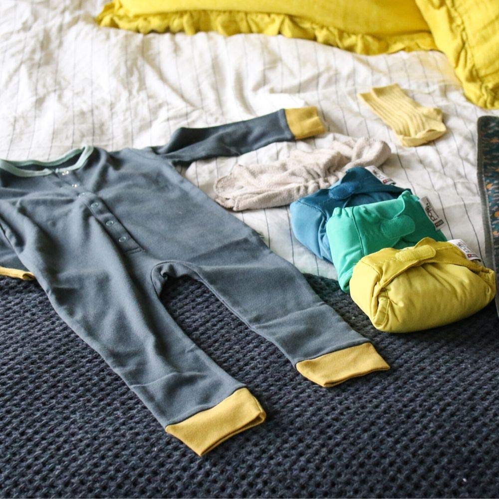 Close Pack De pañales de tela para bebe recien nacido,pop in pañales de tela ecologicos reutilizables para bebe