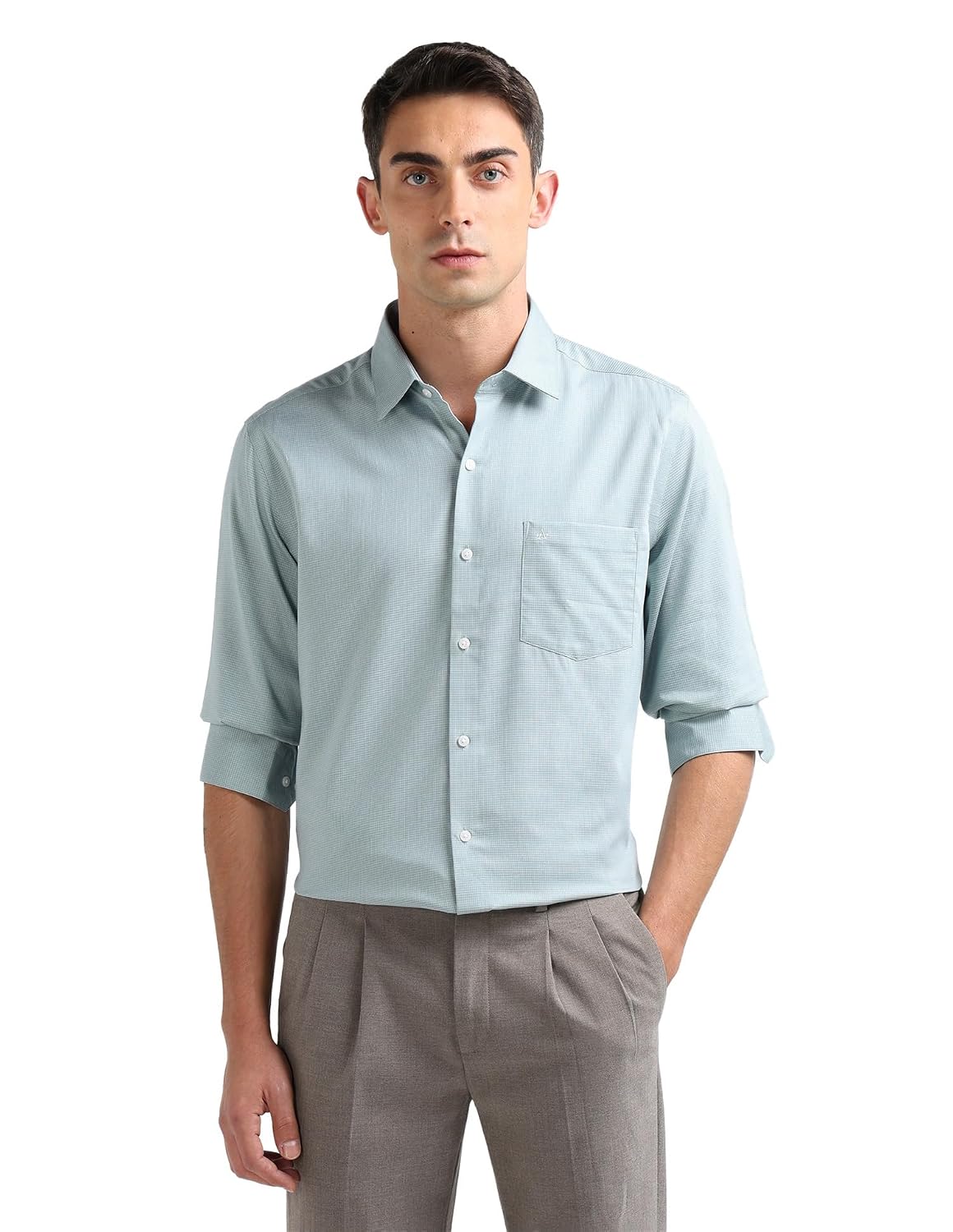 Arrow Slim Fit Mens Formal Shirt - 100% Cotton, Breathable & Comfortable, Full Sleeves Checkered Shirts for Men - Review, Price and Buying Guide