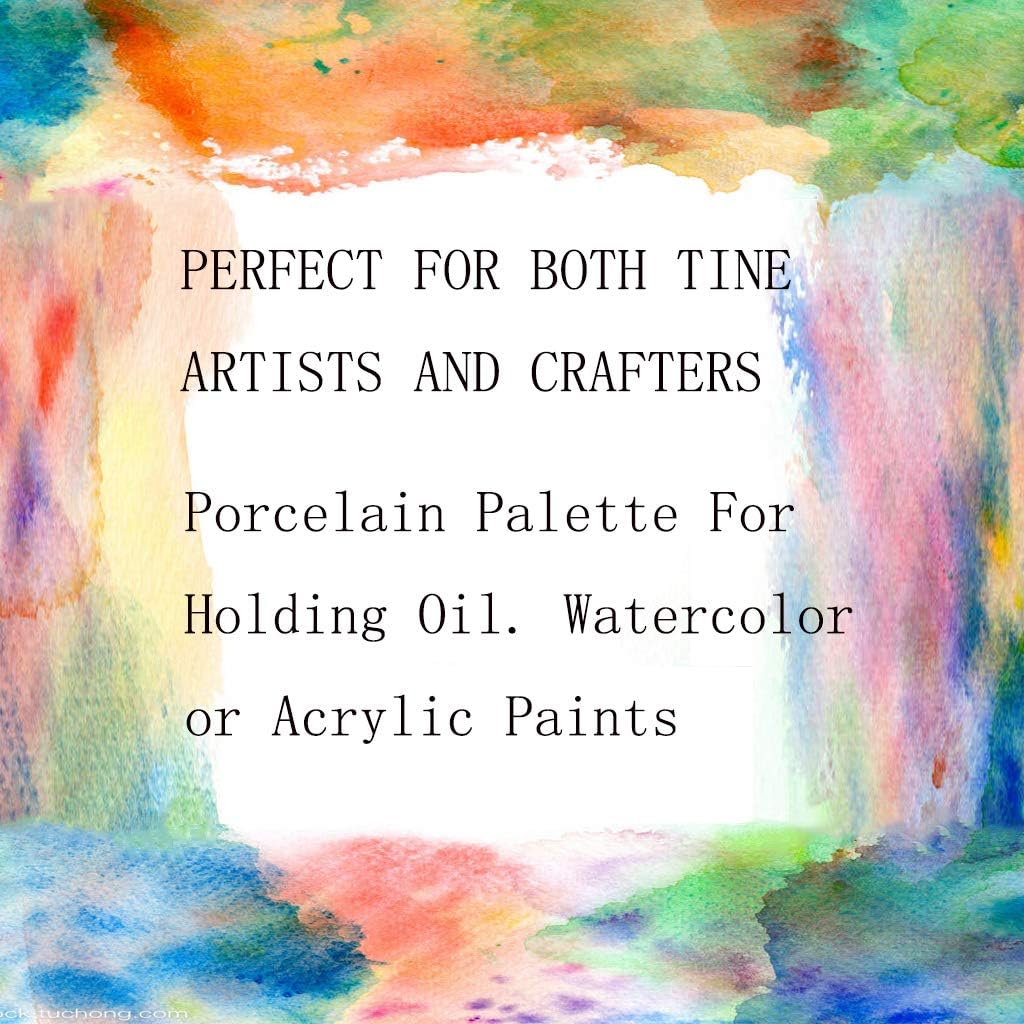 porzellan aquarell palette 8 mulden 17 8 cm gouache malerei quadratisch weiss keramik kunstler farbpalette keramik mischtablett fur aquarell basteln malen handarbeiten malen livemillennium com