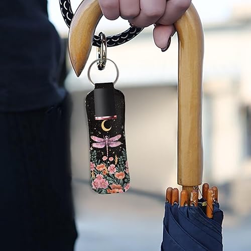 Vista 22 de doginthehole Chapstick - Llavero con clip y funda de neopreno para bálsamo labial