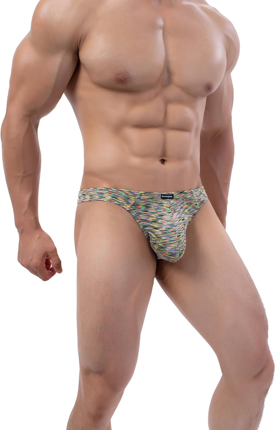 Men's Cooling and Breathable G-String Thongs Sexy Moisture Wicking Hipster Underwear - Image 2