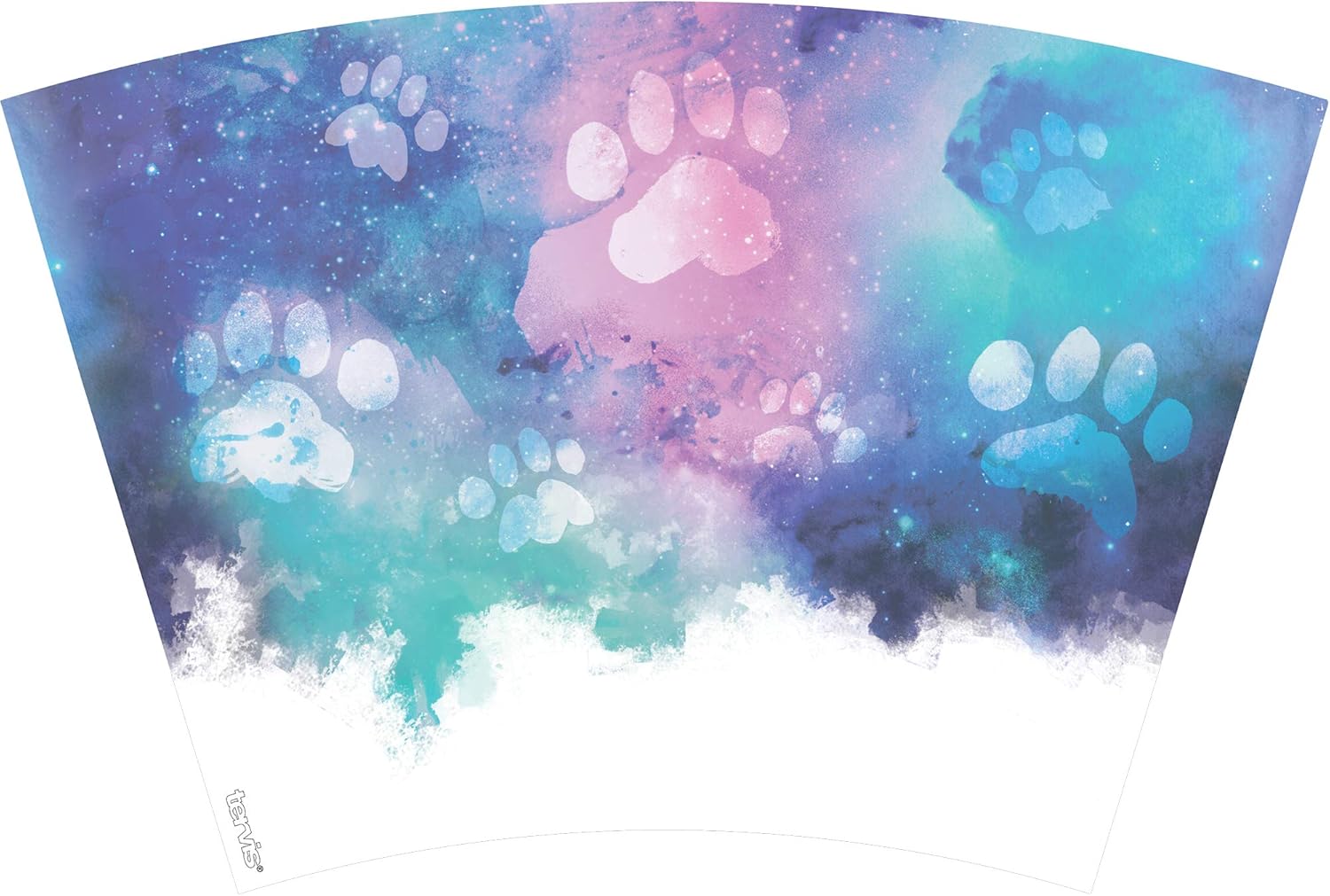 Tervis Paw Prints Made in USA Double Walled Insulated Tumbler Travel Cup Keeps Drinks Cold & Hot, 24oz, Classic - Image 2