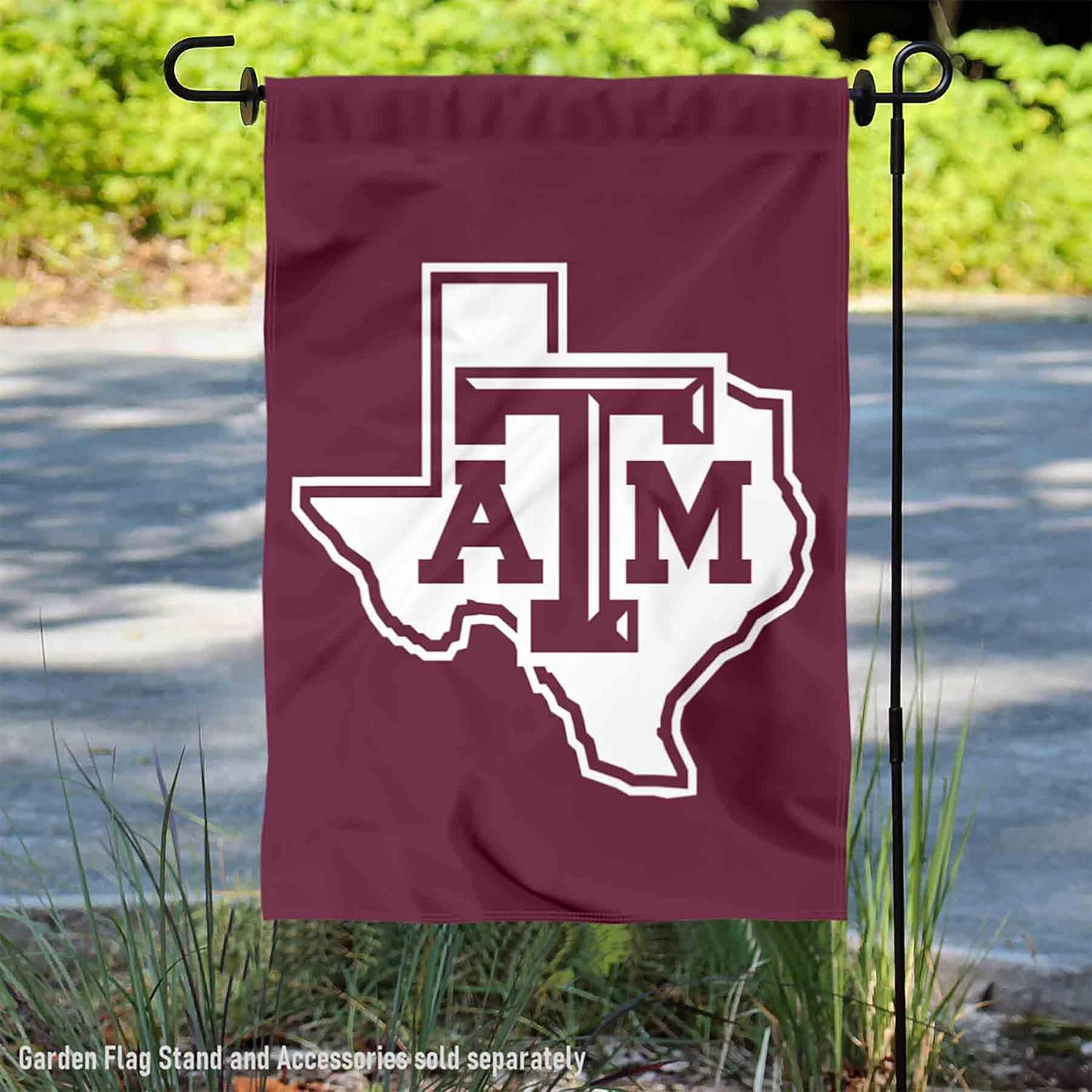 College Flags & Banners Co. Texas A&M Aggies Lone Star Garden Flag - Image 2