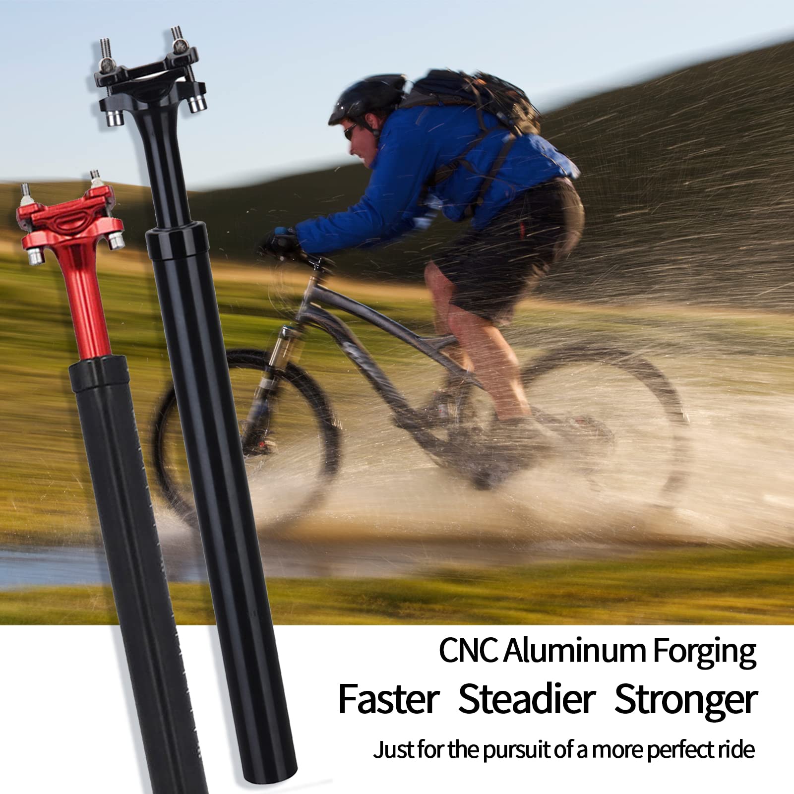 Reggisella In Alluminio PLATTBK Reggisella Ammortizzato PLATTBK