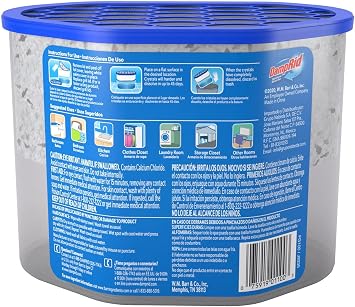 DampRid Fragrance Free Disposable Moisture Absorber - 10.5 oz. Each - 3 Pack Attracts & Traps Excess Moisture, Eliminates Musty Odors, Creates Fresher, Cleaner Air White