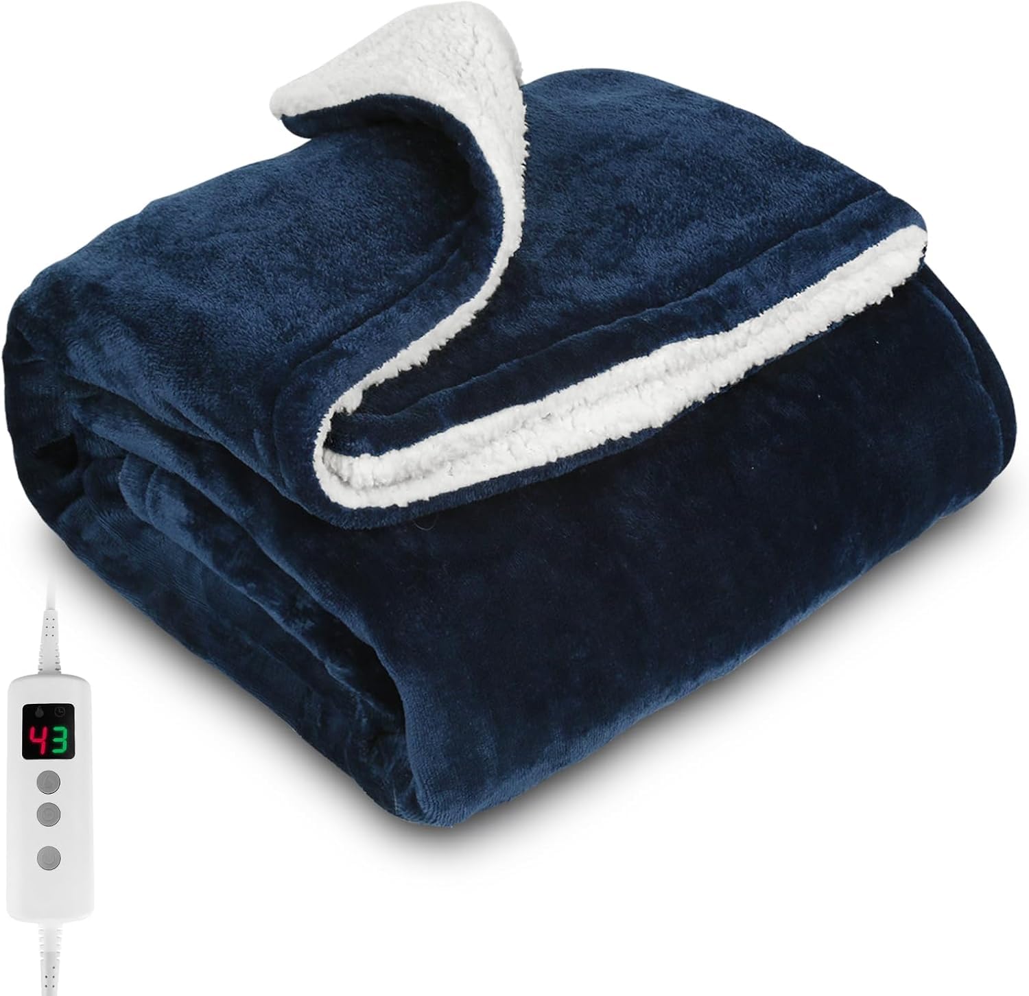 Thermal Blanket 160 x 130 cm Blue