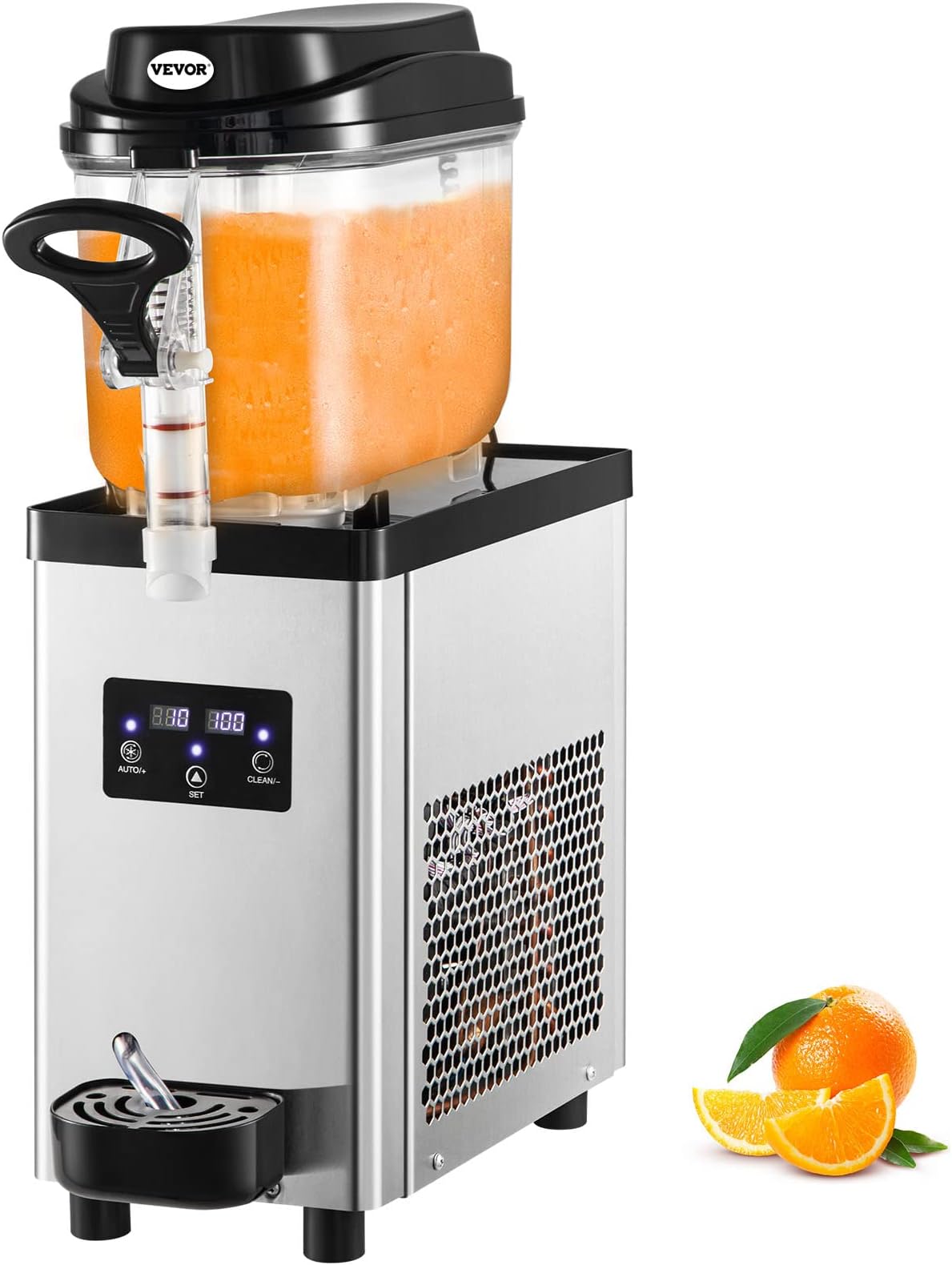 VEVOR Commercial Margarita Machine, 6L/1.6 Gallons 25 Cups Commercial Slushy Machine, Slushie Machine 300W, Commercial Margarita Maker, Frozen Drink Machine for Supermarkets Cafes Restaurants Home Use